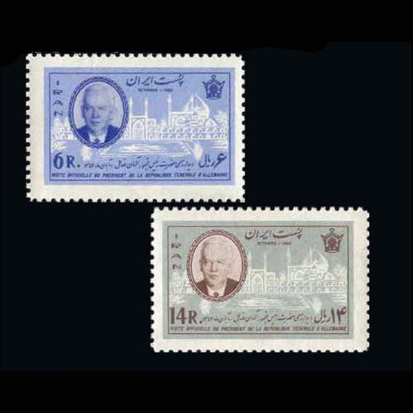 nf1210-1 1210 – دیدار هاینریش لوبکه رئیس جمهور آلمان - Image 1