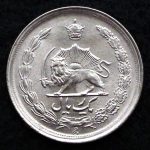 1 ریال محمدرضا شاه پهلوی (دو تاج)