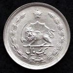 1 ریال محمدرضا شاه پهلوی (دو تاج)